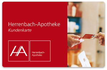 Die Kundenkarte der Herrenbach-Apotheke
